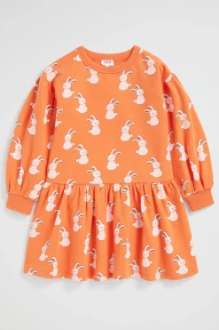 Seed Heritage Dresses-Bunny Yardage Dress Apricot