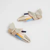 Seed Heritage Hair Accessories-Butterfly Grosgrain Snaps Multi