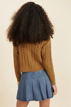 Seed Heritage T-Shirts & Tops-Cable Knit Sunflower