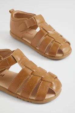 Seed Heritage Sandals & Slides-Cage Sandal Tan