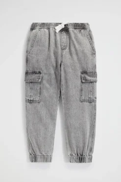 Seed Heritage Denim & Jeans-Cargo Jean Slate Wash