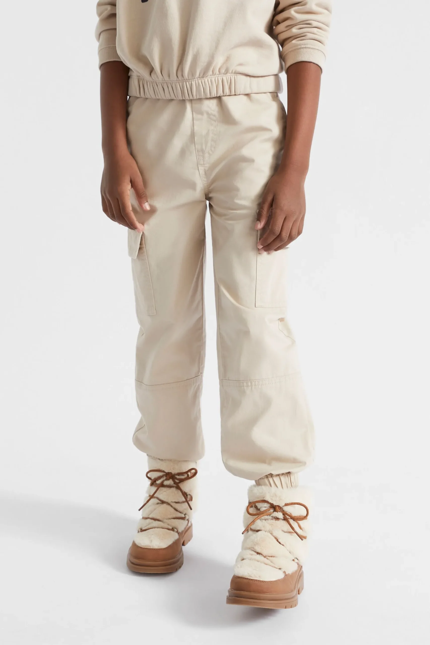 Seed Heritage Pants-Cargo Pant Ecru