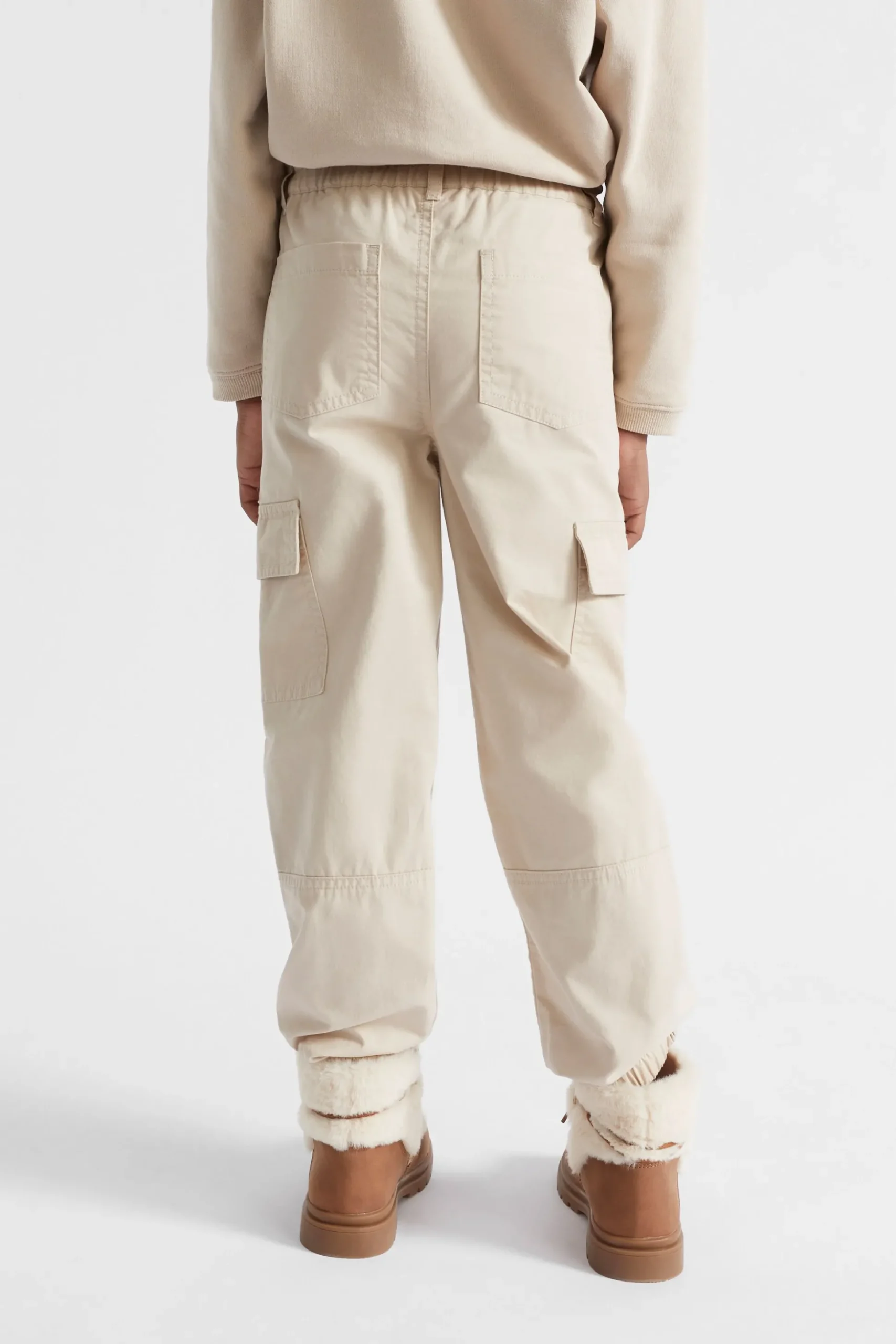 Seed Heritage Pants-Cargo Pant Ecru