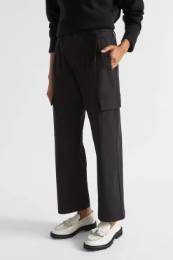 Seed Heritage Pants-Casual Cargo Pant Black