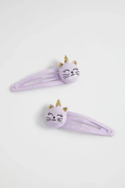 Seed Heritage Hair Accessories-Cat Snaps Orchid