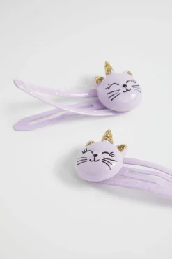 Seed Heritage Hair Accessories-Cat Snaps Orchid
