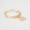 Seed Heritage Jewellery-Chain Charm Bracelet Gold