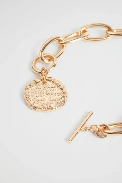 Seed Heritage Jewellery-Chain Charm Bracelet Gold