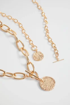 Seed Heritage Jewellery-Chain Charm Necklace Gold