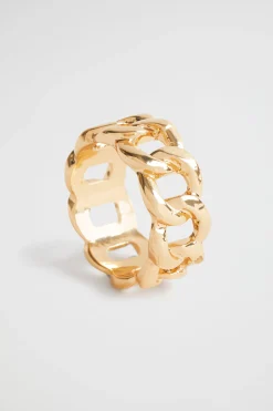 Seed Heritage Jewellery-Chain Ring Gold