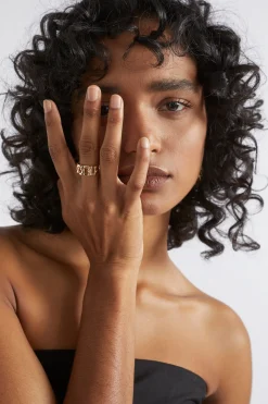 Seed Heritage Jewellery-Chain Ring Gold