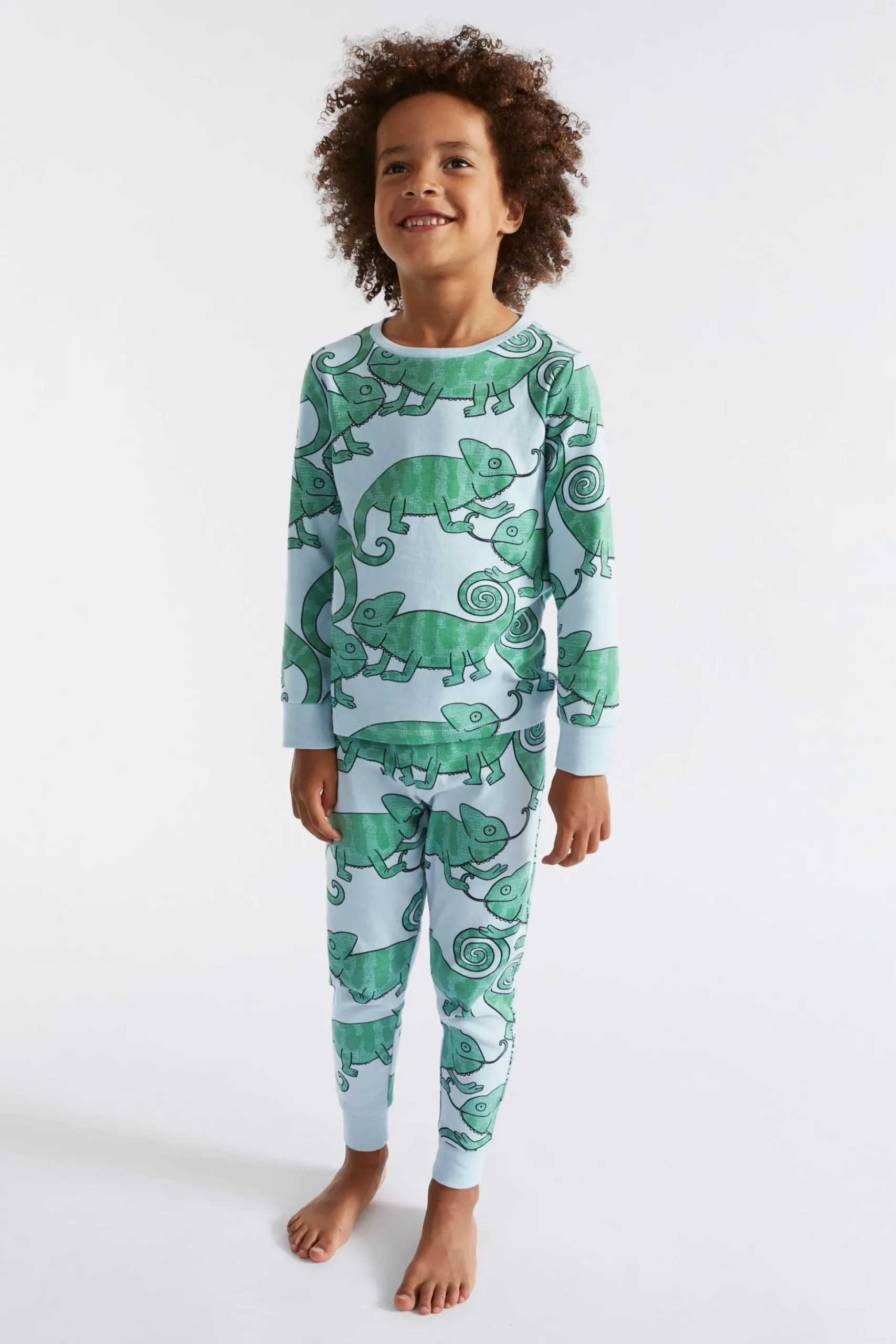 Seed Heritage Pyjamas & Sleepwear-Chameleon Pyjama Pale Blue