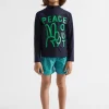Seed Heritage Swimwear-Check Boardshort Multi