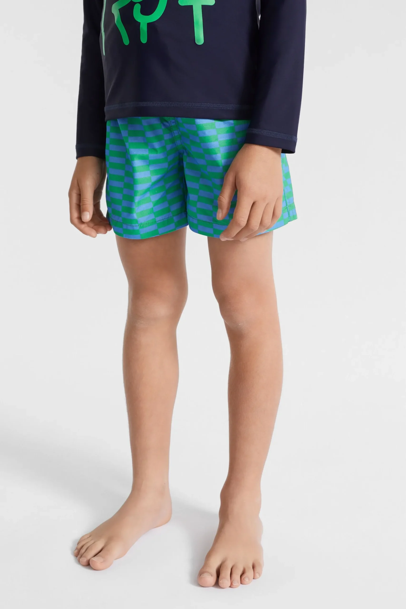 Seed Heritage Swimwear-Check Boardshort Multi