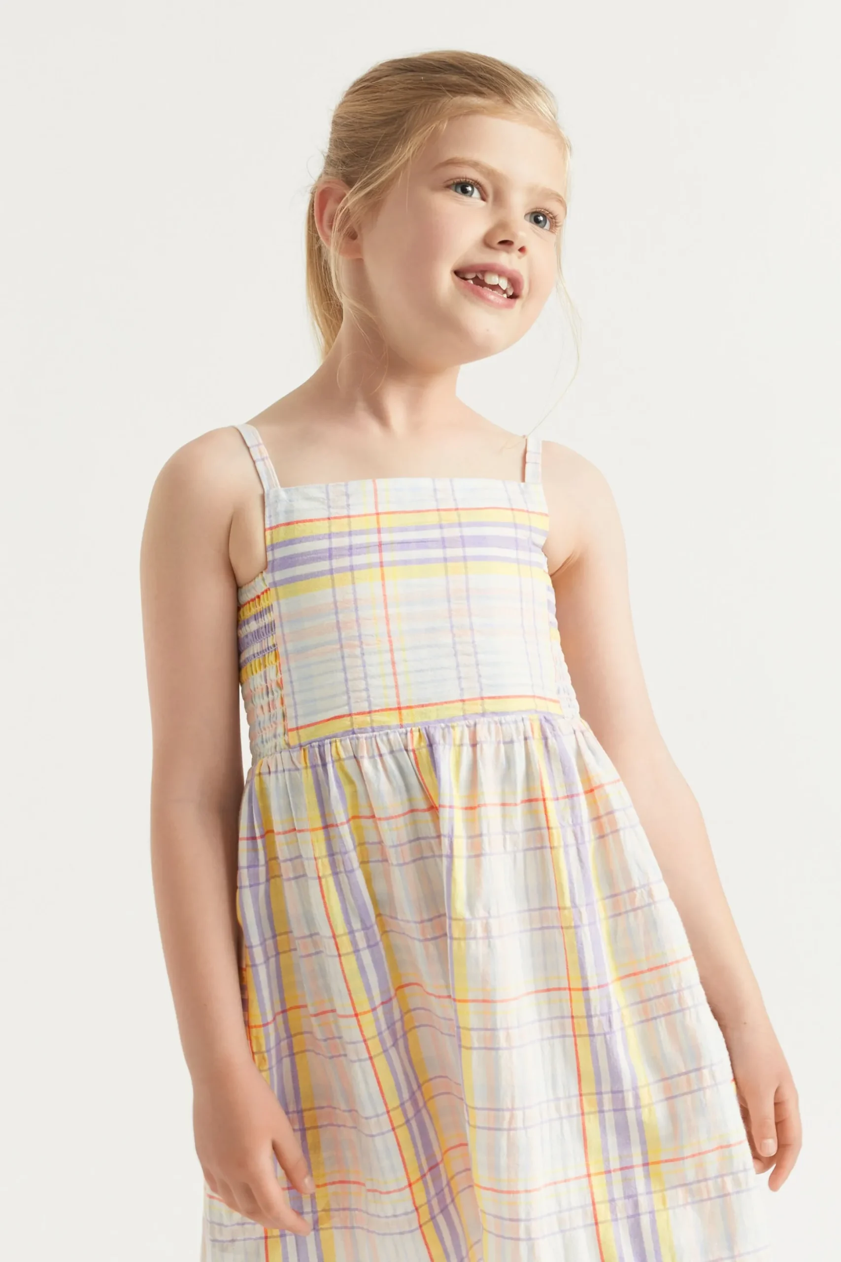 Seed Heritage Dresses-Check Dress Multi