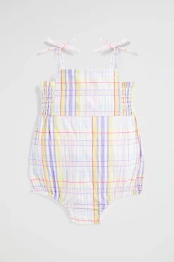 Seed Heritage Playsuits & Overalls-Check Romper Multi