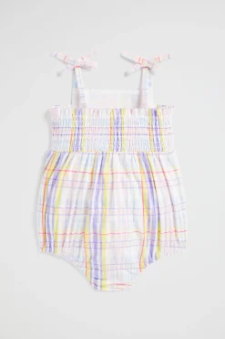 Seed Heritage Playsuits & Overalls-Check Romper Multi