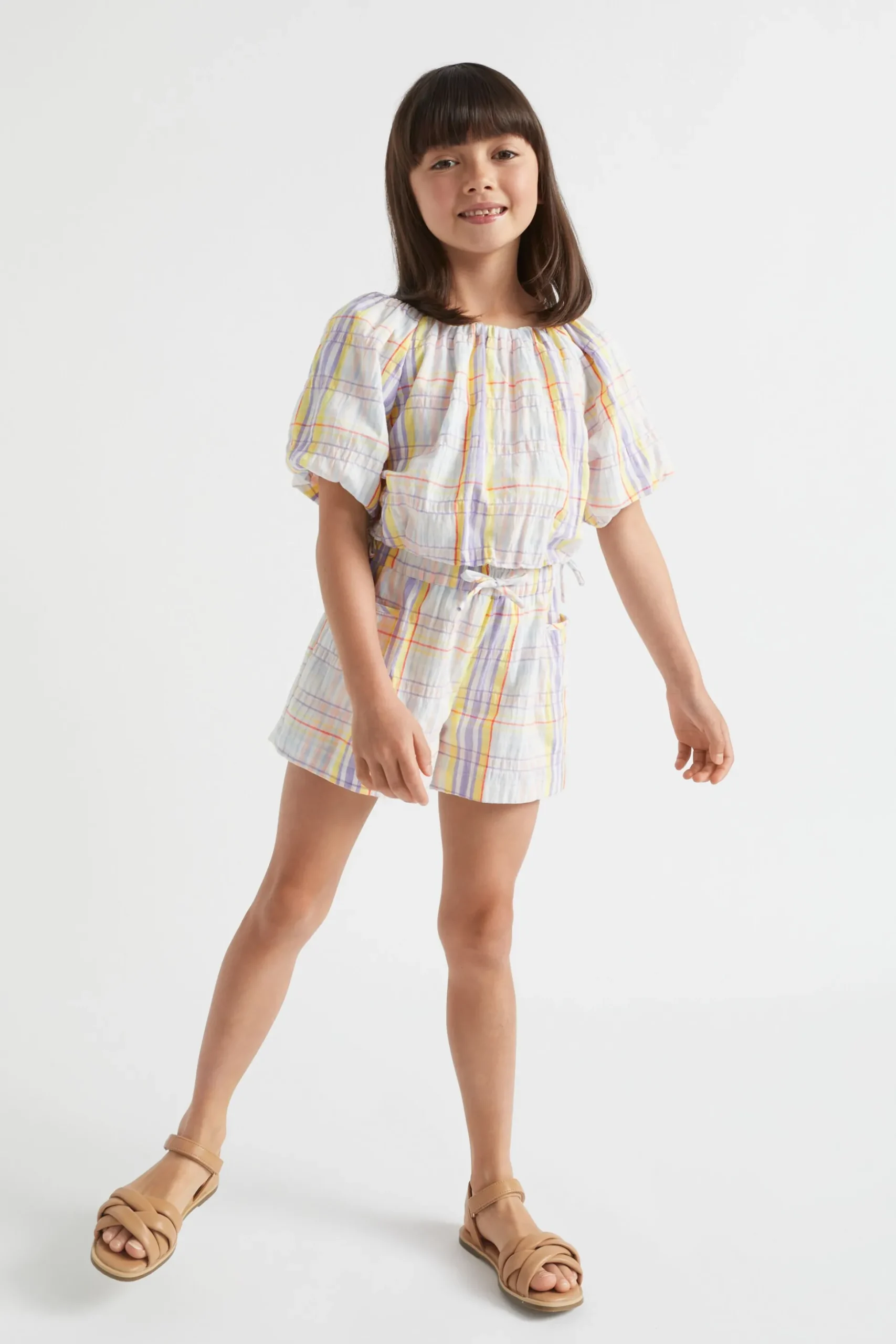 Seed Heritage Shorts-Check Short Multi