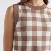 Seed Heritage Jackets & Vests-Check Vest Cocoa Check