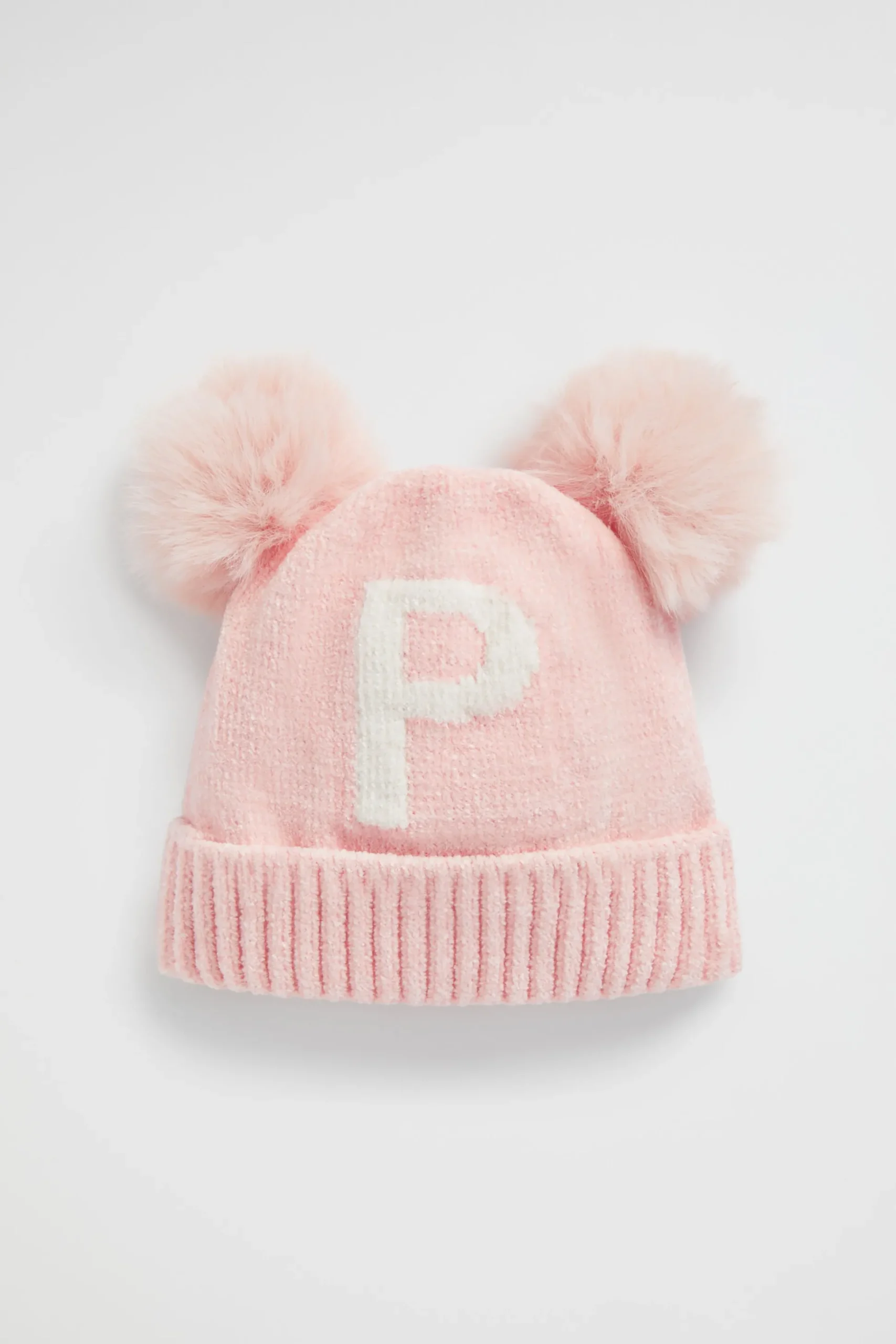 Seed Heritage Beanies-Chenille Initial Beanie P