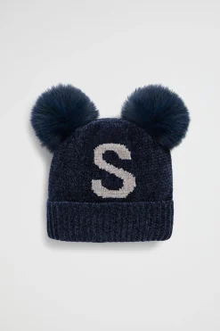 Seed Heritage Beanies-Chenille Initial Beanie S