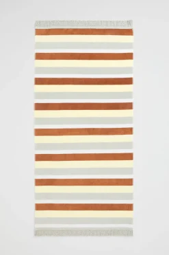 Seed Heritage Beach Towels-Child Stripe Beachtowel Multi