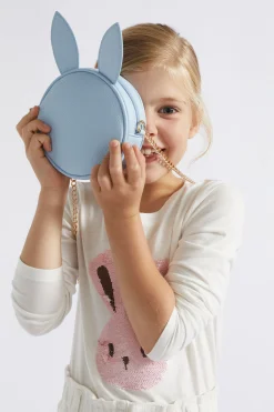 Seed Heritage Bags-Circle Bunny Bag Baby Blue