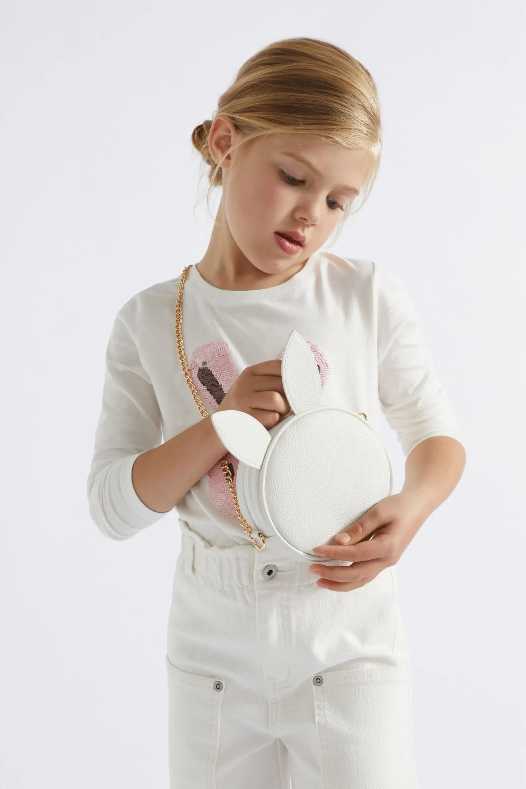 Seed Heritage Bags-Circle Bunny Bag Vintage White