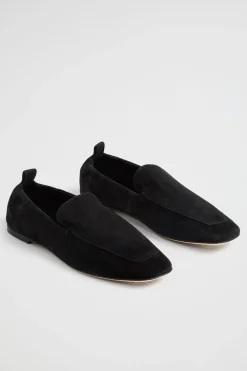 Seed Heritage Loafers-Claire Loafer Black Suede