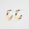 Seed Heritage Jewellery-Classic Hoop Earring Gold