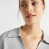 Seed Heritage Knitwear & Sweaters-Collared Double Knit Silver Marle