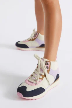 Seed Heritage Sneakers & Trainers-Colour Block Hightop Multi