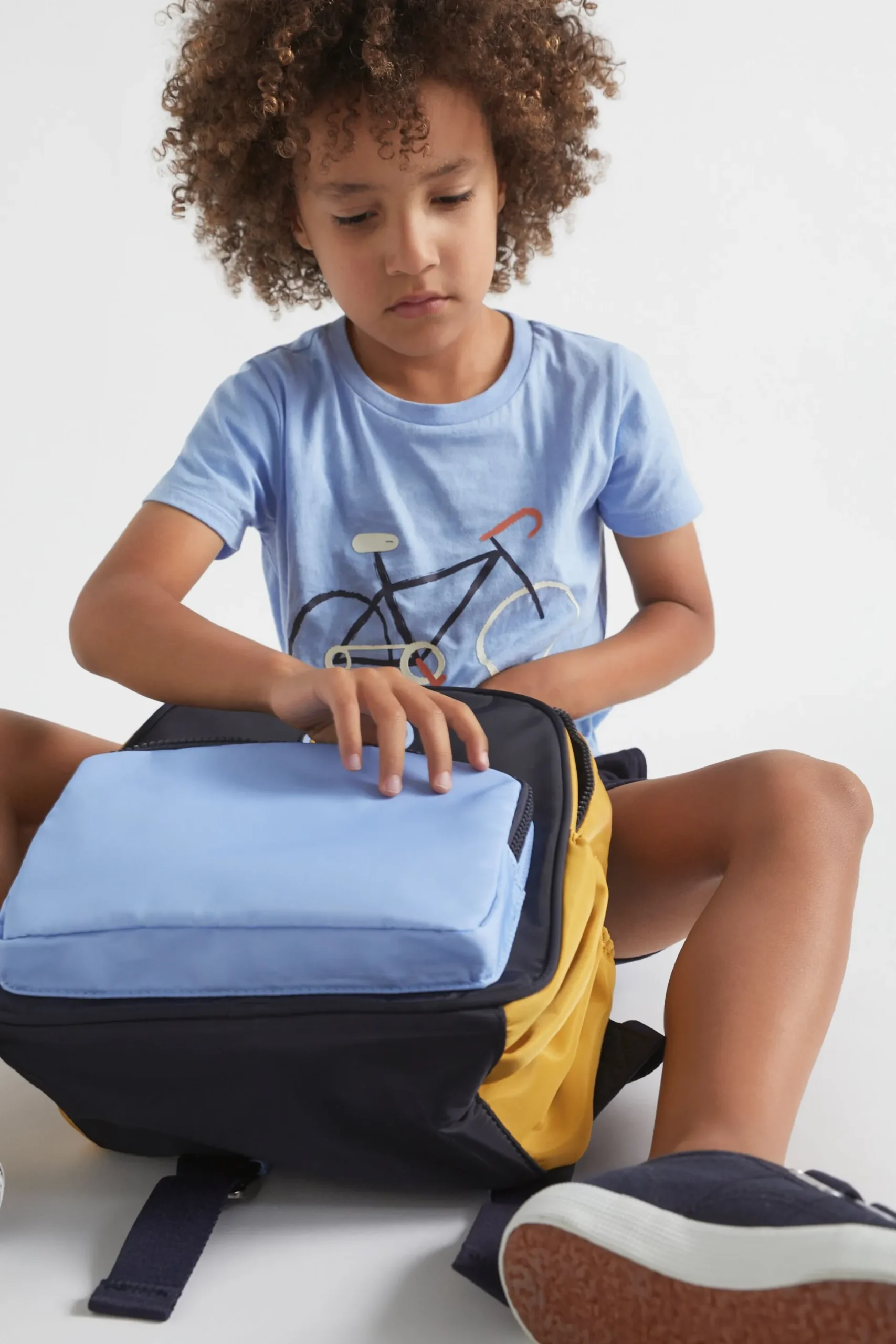 Seed Heritage Bags-Colour Block Initial Backpack H