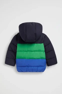 Seed Heritage Jackets & Vests-Colourblock Jacket Midnight Blue