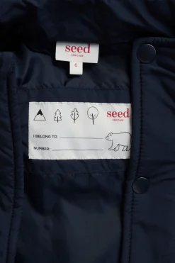Seed Heritage Jackets & Vests-Colourblock Jacket Midnight Blue