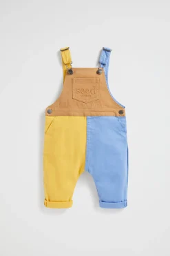 Seed Heritage Pants-Colourblock Overall Multi
