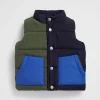 Seed Heritage Jackets & Vests-Colourblock Vest Multi