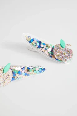 Seed Heritage Hair Accessories-Confetti Apple Shaker Snaps Multi