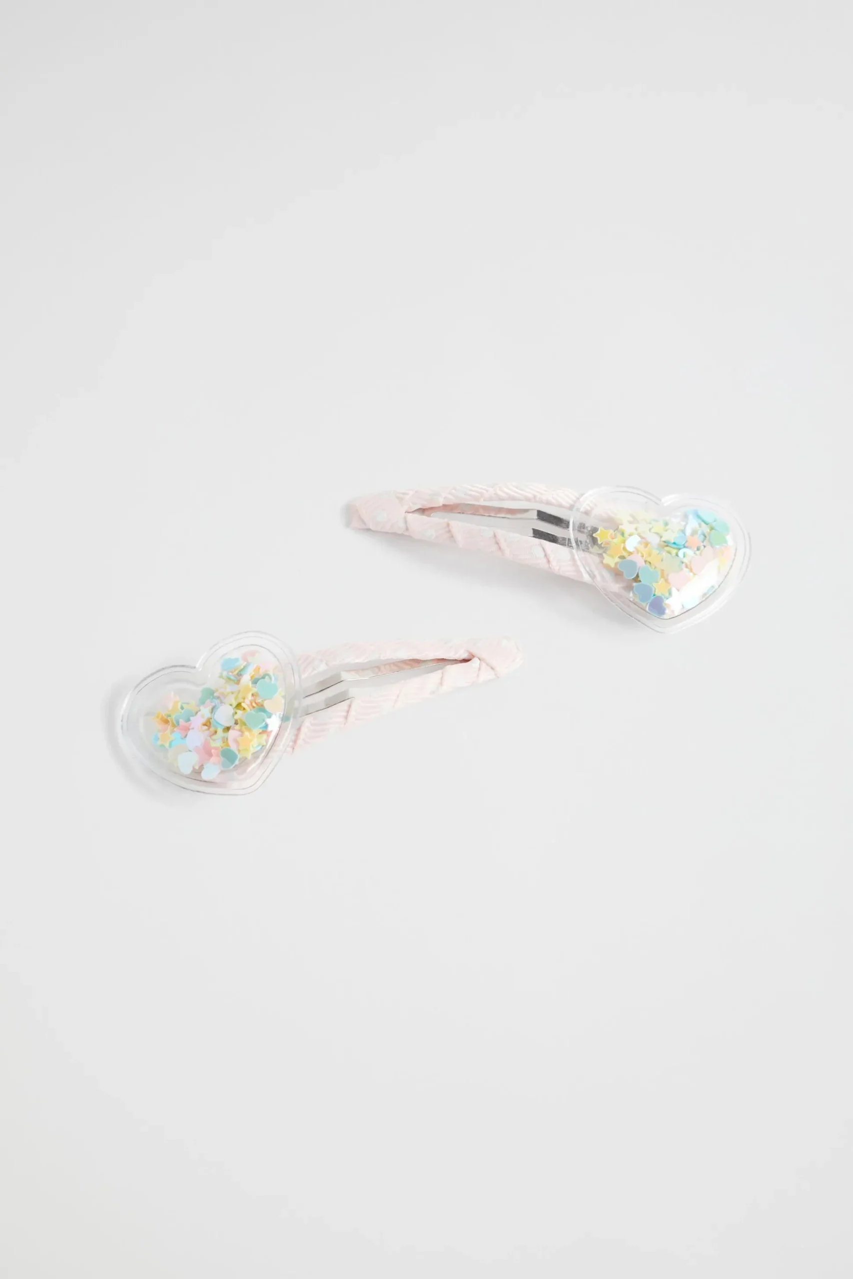 Seed Heritage Hair Accessories-Confetti Heart Shaker Snaps Multi