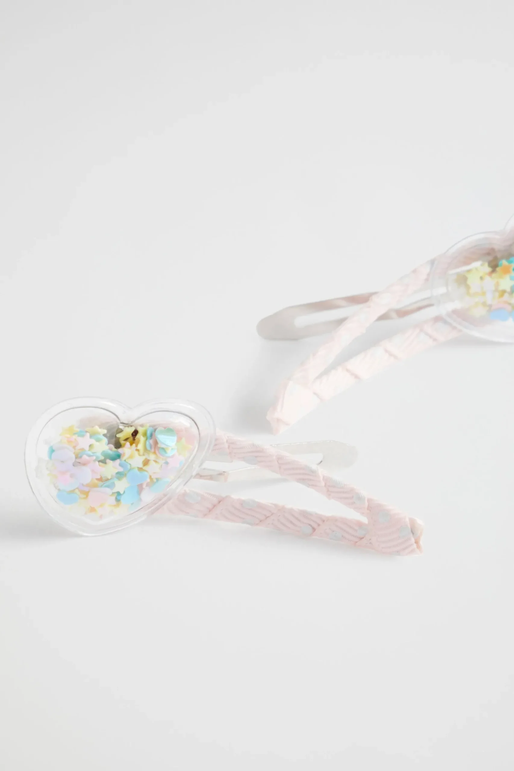 Seed Heritage Hair Accessories-Confetti Heart Shaker Snaps Multi