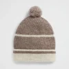 Seed Heritage Hats & Gloves-Contrast Stripe Beanie Hazel Multi