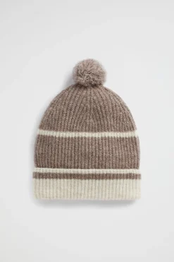 Seed Heritage Hats & Gloves-Contrast Stripe Beanie Hazel Multi