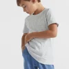 Seed Heritage T-Shirts & Tops-Core Basic Tee Cloudy Marle