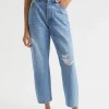Seed Heritage Pants-Core Boyfriend Jean Mid Vintage Wash