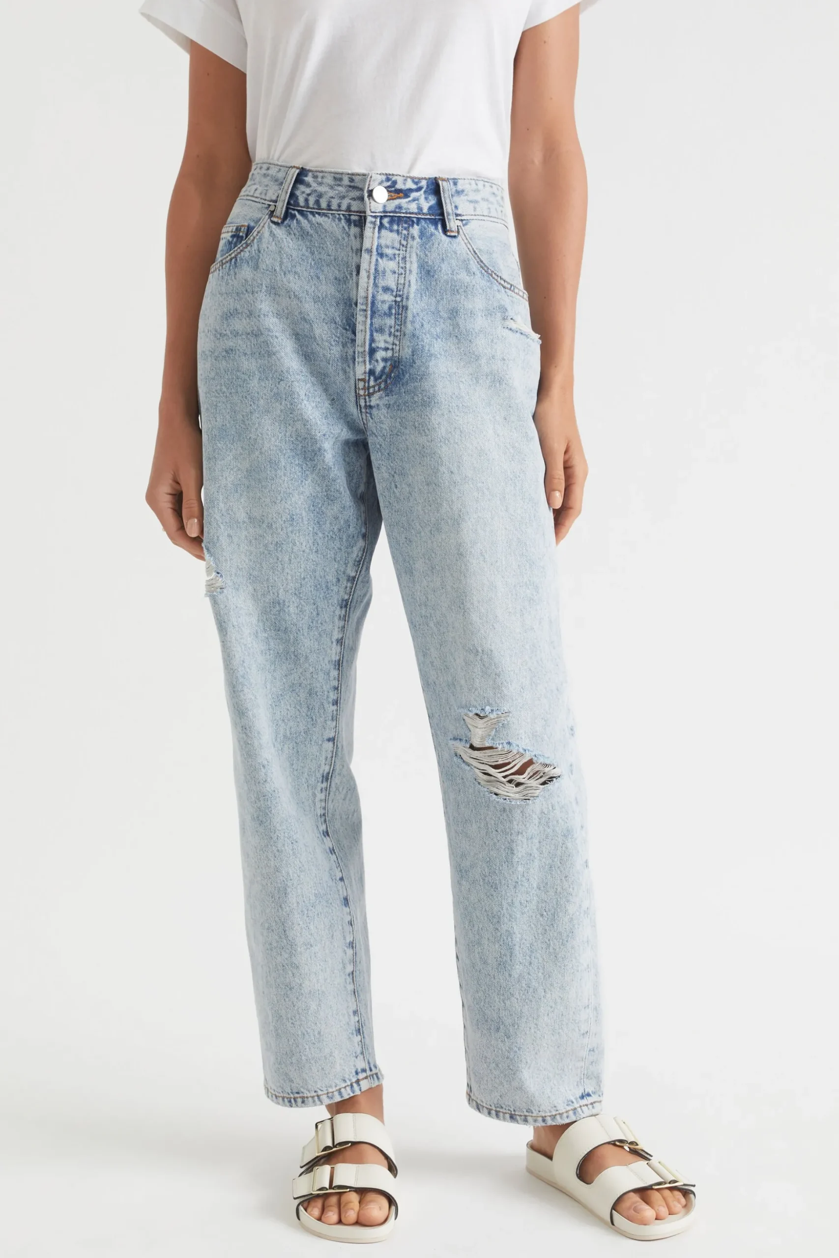 Seed Heritage Pants-Core Boyfriend Jean 90S Vintage Wash