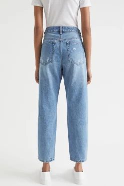 Seed Heritage Pants-Core Boyfriend Jean Mid Vintage Wash