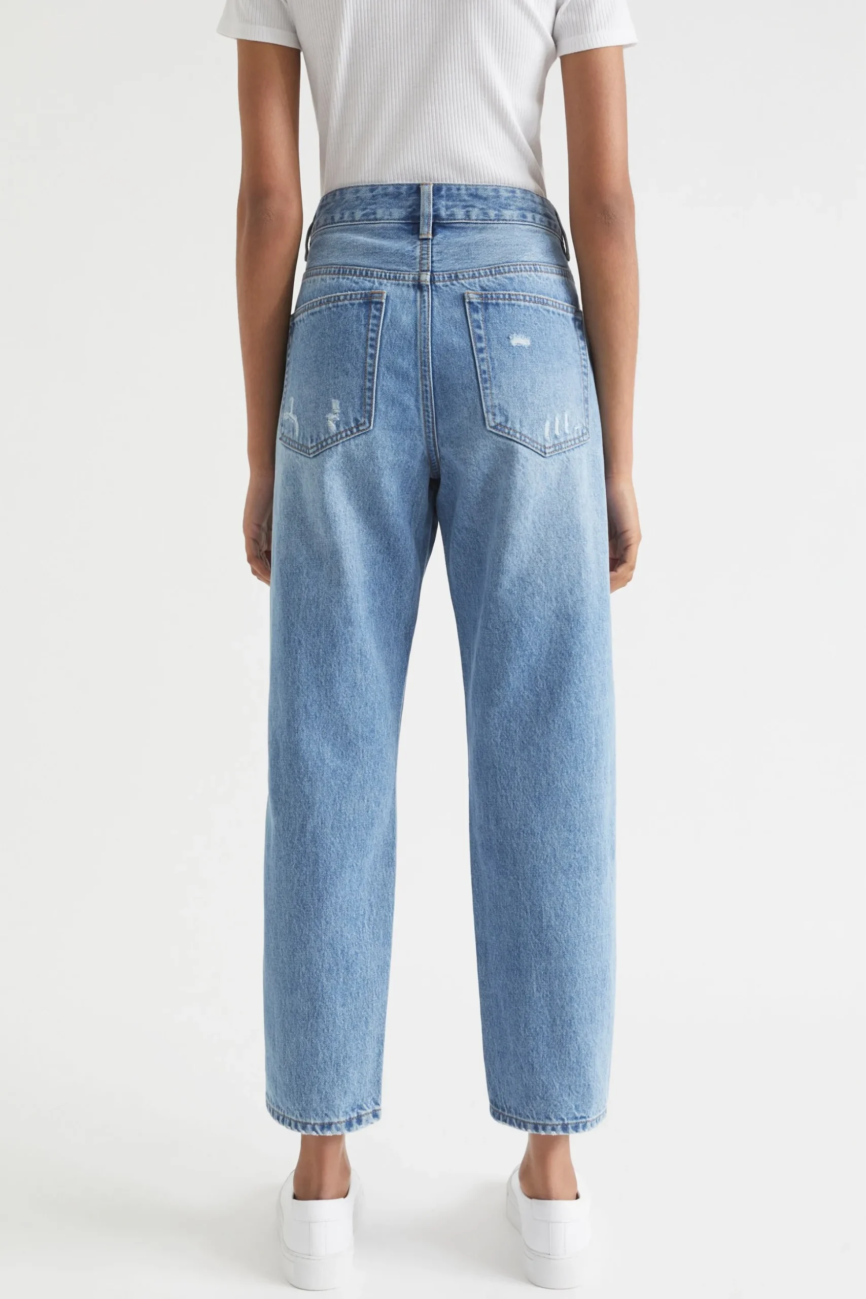 Seed Heritage Pants-Core Boyfriend Jean Mid Vintage Wash