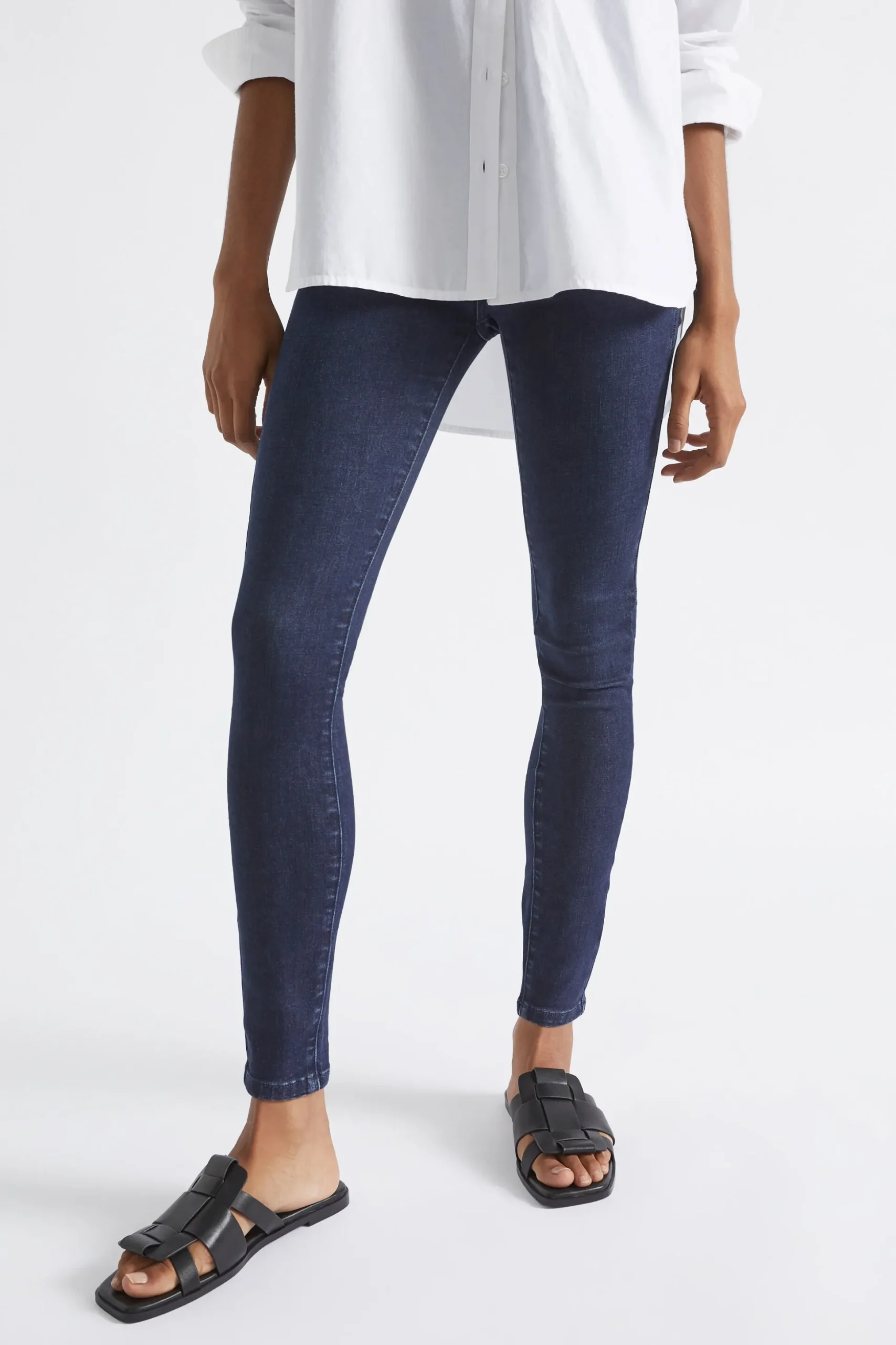 Seed Heritage Pants-Core High Waist Skinny Jean Bold Indigo