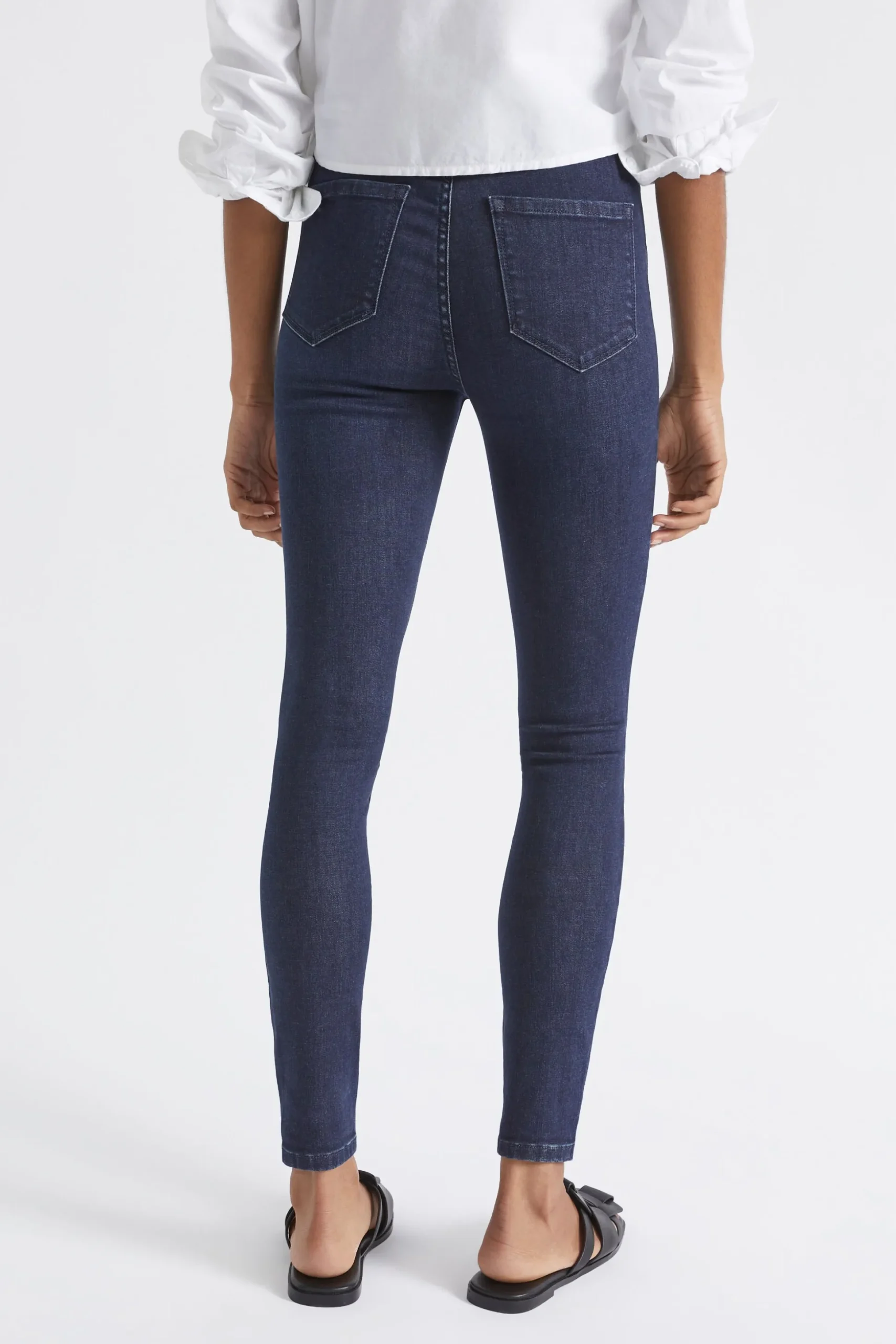 Seed Heritage Pants-Core High Waist Skinny Jean Bold Indigo