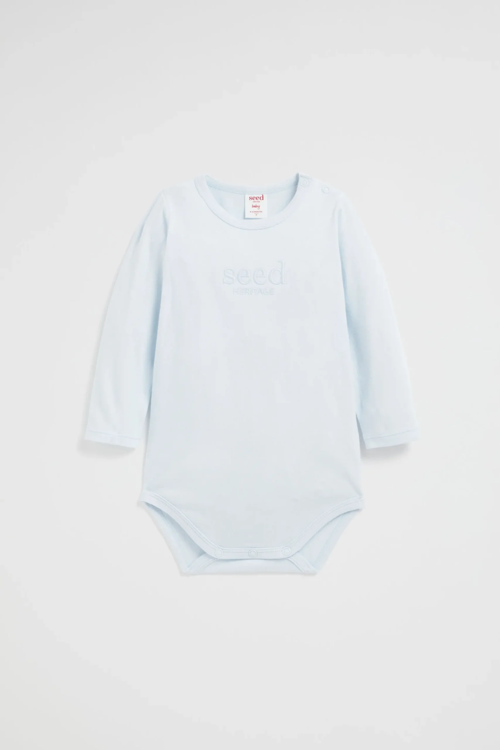 Seed Heritage Bodysuits & Onesies-Core Logo Bodysuit Ice Blue